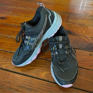 Women's ASICS Gel Venture 8 Trail Size 6.5 Grey Purple
